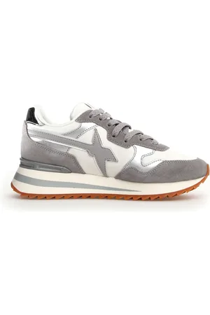 W6YZ Buty, Kobieta, Szary, 38 EU, Szare Sneakersy z Wzorem Zwierzęcym dla Kobiet