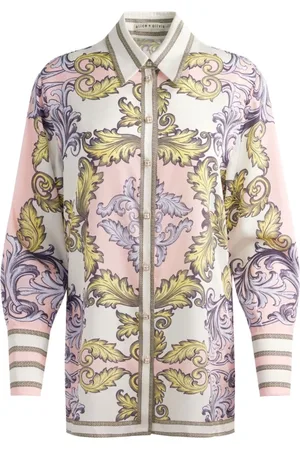 ALICE+OLIVIA Bluzki, Kobieta, Wielobarwność, L, Koszula Wielokolorowa, Prawdziwy Rozmiar