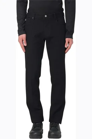 Emporio Armani Jeansy, Mężczyzna, Czarny, W30, Szare Straight Leg Jeansy Stylowe Nowoczesne