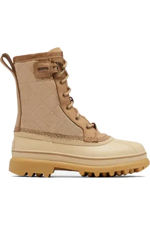 sorel Buty, Kobieta, Beżowy, 37 EU, Wodoodporne Buty Caribou Royal Canoe
