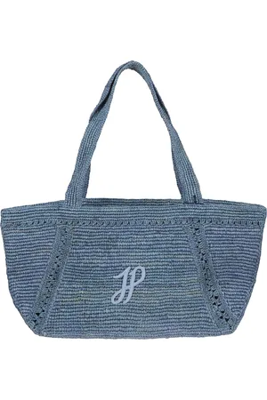 Patou Torebki, Kobieta, Niebieski, ONE SIZE, Niebieska Torba Shopper Stylowa Eko