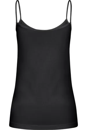 Wolford Koszulki, Kobieta, Czarny, S, Czarny Top Hawaii z wzorem Aurora