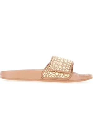 Jimmy Choo Buty, Kobieta, Beżowy, 37 EU, Wygodne kapcie na co dzień