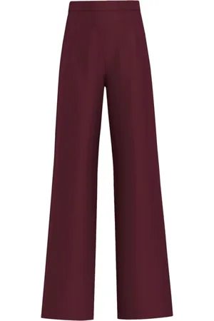 MARELLA Spodnie, Kobieta, Czerwony, M, Bordeaux Spodnie Wide Leg