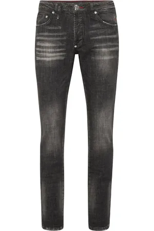 Philipp Plein Jeansy, Mężczyzna, Czarny, W38, Stylowe Jeansyy