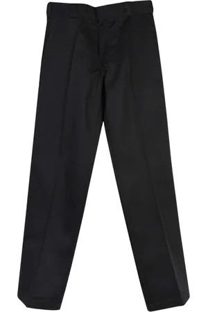 Dickies Spodnie, Mężczyzna, Czarny, W33, Czarne Bawełniane Spodnie Robocze Klasyczny Fason