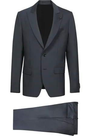 LARDINI Garnitury, Mężczyzna, Szary, 2XL, Elegancki Szary Garnitur
