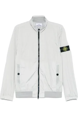 Stone Island Kurtki, Mężczyzna, Szary, L, Szara odzież wierzchnia kurtka Ss 25