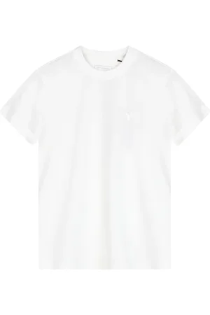 Y-3 Koszulki, Kobieta, Biały, S, Biała Koszulka z Krótkim Rękawem Regular Fit