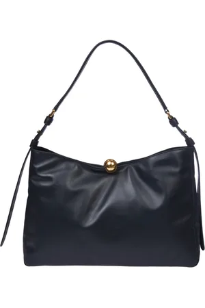 Furla Torebki, Kobieta, Czarny, ONE SIZE, Czarna torba na ramię z designem Sfera