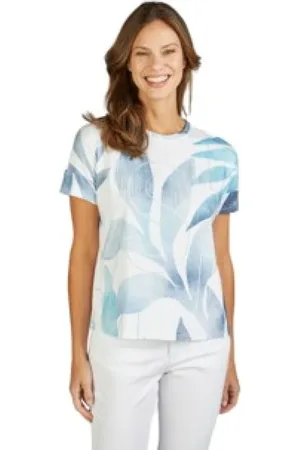 Rabe Koszulki, Kobieta, Niebieski, L, Stylowy T-shirt