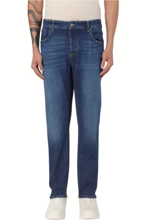 PT Torino Jeansy, Mężczyzna, Niebieski, W34, Denim, Dżinsy z rozciągliwego denimu o zwężanym kroju