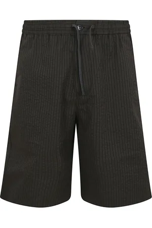 Maison Kitsuné Szorty, Mężczyzna, Zielony, W42, Len, Szare Szorty Bermudy Stylowy Komfort