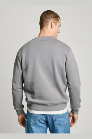 Pepe Jeans Bluzy, Mężczyzna, Szary, M, Dale Crew Sweatshirt London W11