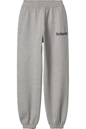 Carhartt Spodnie, Kobieta, Szary, S, Szare Bawełniane Spodnie Bubble