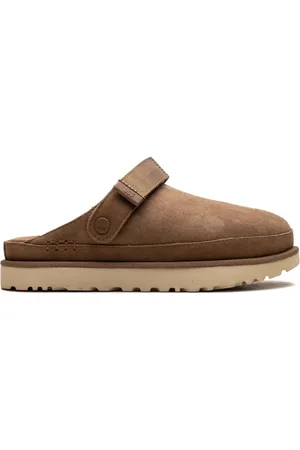 UGG Buty, Kobieta, brązowy, 40 EU, Zamsz, Brązowe skórzane slip-ony