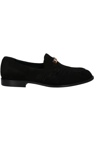 Giuseppe Zanotti Buty, Mężczyzna, Czarny, 41 1/2 EU, Czarne Skórzane Mokasynyy Stylowe Buty Męskie