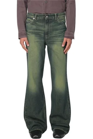 OUR LEGACY Jeansy, Mężczyzna, Zielony, W32, Zielone Jeansyy Malibu