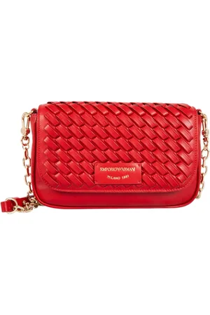 Emporio Armani Torebki, Kobieta, Czerwony, ONE SIZE, Materiał poliestrowy z powłoką poliuretanową