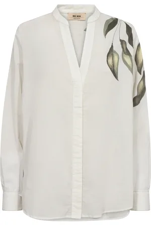 Mos Mosh Bluzki, Kobieta, Beżowy, XL, Flick Blouse