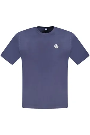 North Sails Koszulki, Mężczyzna, Niebieski, 3XL, Niebieski T-shirt z bawełny