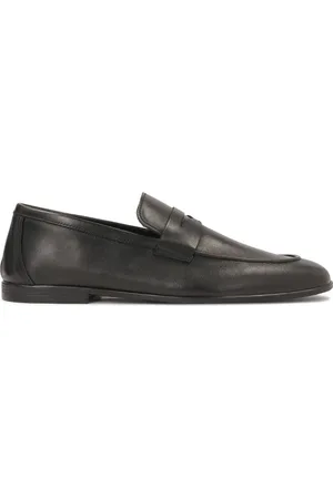 Kazar Buty, Mężczyzna, Czarny, 44 EU, Uniwersalne czarne loafersy z skóry