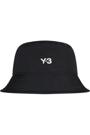 Y-3 Akcesoria, unisex, Czarny, ONE SIZE, Czarny techniczny kapelusz w stylu rybackim