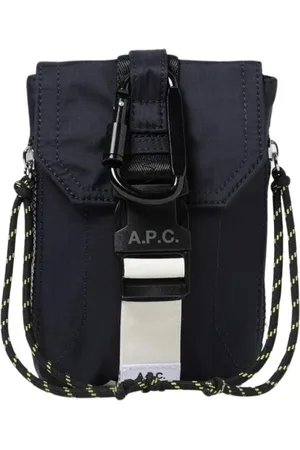 A.P.C. Pre-owned, Mężczyzna, Niebieski, ONE SIZE, Nylon, Niebieska Torba Crossbody