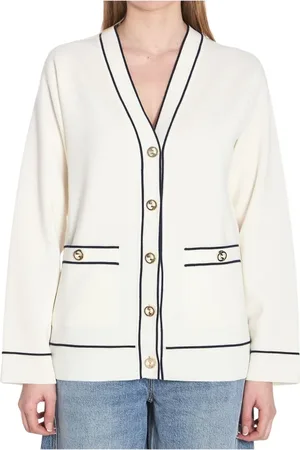 Gucci Swetry, Kobieta, Biały, S, Biała Sweter, Prawdziwy Rozmiar
