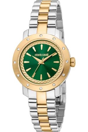 Roberto Cavalli Akcesoria, Kobieta, Szary, ONE SIZE, Chronograf Damski Zegarek Stalowy