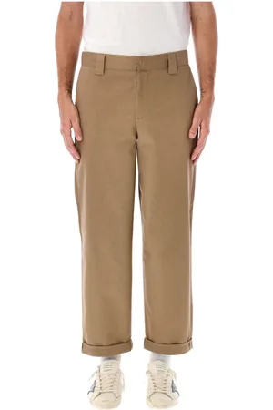Golden Goose Spodnie, Mężczyzna, brązowy, L, Khaki Beige Chino Skate Spodnie