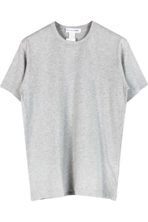 Comme des Garçons Koszulki, Mężczyzna, Szary, XL, Szara Koszulka z Logo z Bawełny
