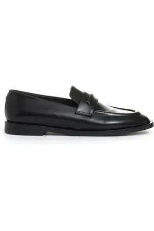 HALMANERA Buty, Kobieta, Czarny, 36 1/2 EU, Czarne Mokasyny dla Kobiet