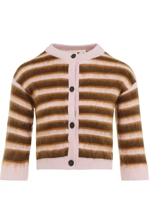 Marni Swetry, Kobieta, Wielobarwność, S, Różowy i Fioletowy Sweter Aw 24