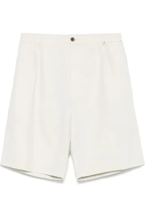 MYTHS Szorty, Mężczyzna, Beżowy, M, Casual Zip Shorts z ukrytymi kieszeniami