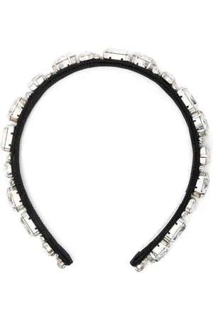 Jennifer Behr Akcesoria, Kobieta, Czarny, ONE SIZE, Czarny Hair Accessory z zakrzywionym brzegiem