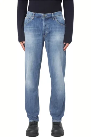 Dondup Jeansy, Mężczyzna, Niebieski, W36, Denim, Brighton Denim Washed Pants