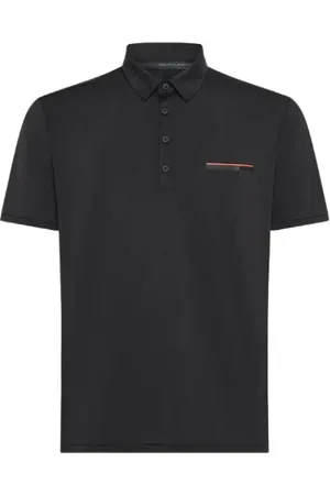 RRD Koszulki, Mężczyzna, Czarny, M, Czarna Koszulka Polo Oxford Stylowe Detale