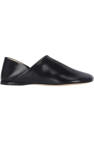 Loewe Buty, Kobieta, Czarny, 37 EU, Czarne Skórzane Lordsy Buty