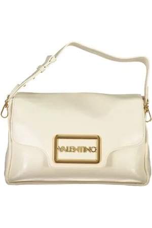 Valentino by Mario Valentino Torebki, Kobieta, Beżowy, ONE SIZE, Len, Beżowa Damska Torba Luksusowe Oświadczenie