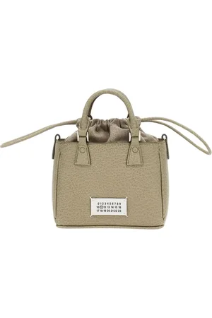 Maison Margiela Torebki, Kobieta, Szary, ONE SIZE, Czarna Torba na Ramię z Sznurkiem