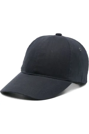 Paul Smith Akcesoria, Mężczyzna, Czarny, ONE SIZE, Czarna Kapelusz z Lnu w Paski