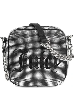 Juicy Couture Torebki, Kobieta, Czarny, ONE SIZE, Hazel Kwadratowa Kopertówka z Poliestru Czarna