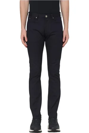 Emporio Armani Jeansy, Mężczyzna, Niebieski, W30, Klasyczne Niebieskie Slim Fit Jeansyy