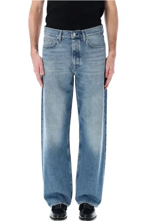 Sunflower Jeansy, Mężczyzna, Niebieski, W33, Szeroki Twist Spinka do Włosów
