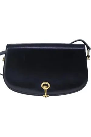 Gucci Pre-owned, Kobieta, Niebieski, ONE SIZE, Skóra, Pre-owned Leather gucci-bags