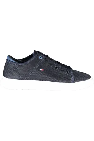 Tommy Hilfiger Buty, Mężczyzna, Niebieski, 44 EU, Niebieskie Buty Męskie z Kontrastującymi Szczegółami