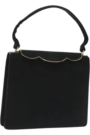 Fendi Pre-owned, Kobieta, Czarny, ONE SIZE, Zamsz, Pre-owned Suede handbags