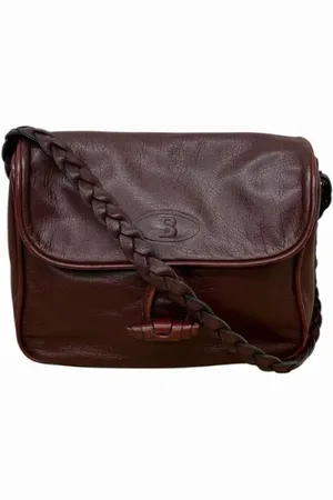 Bally Pre-owned, Kobieta, brązowy, ONE SIZE, Skóra, Pre-owned skórzane torby na ramię