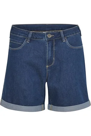 Kaffe Szorty, Kobieta, Niebieski, 3XL, Denim, Denim Shorts & Knickers Medium Washed